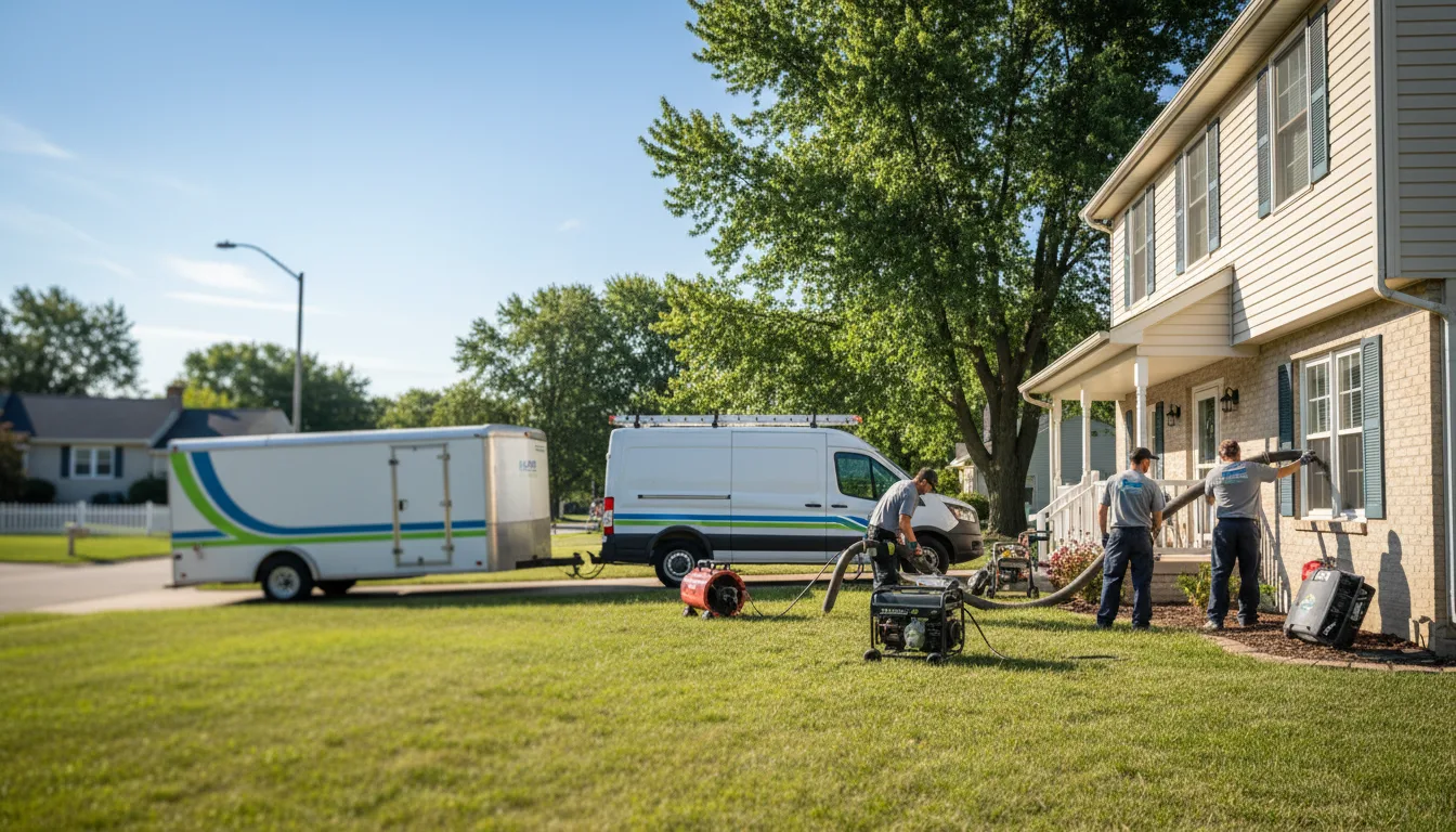 Flooded Basement Restoration And Cleanup With Repair in Canaan, IN near me
